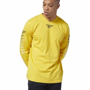 Reebok Classic Vector T Shirt Herren - HellGrün Gelb - DE 728-FPS